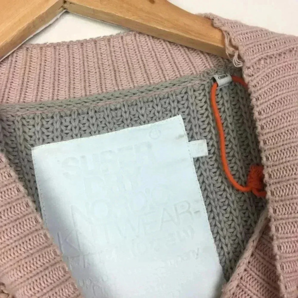 SUPERDRY Nordic Pink Colorblock Sweater - Picture 2 of 6